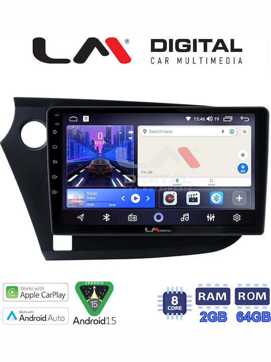 LM Digital Auto-Audiosysteme Für Honda Insight 2009 Bluetooth USB Eingebautes Wi-Fi GPS Apple CarPlay Android Auto