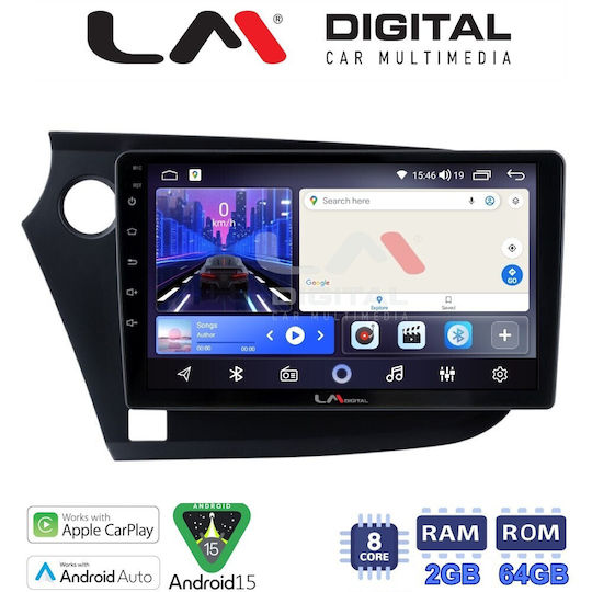 LM Digital Ηχοσύστημα Αυτοκινήτου για Honda Insight 2009 (Bluetooth/USB/WiFi/GPS/Apple-Carplay/Android-Auto)