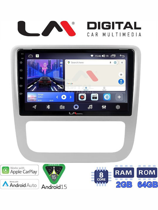 LM Digital Car Audio System for Volkswagen Scirocco Eos 2008 2013 Bluetooth USB Wi-Fi GPS Apple CarPlay Android Auto
