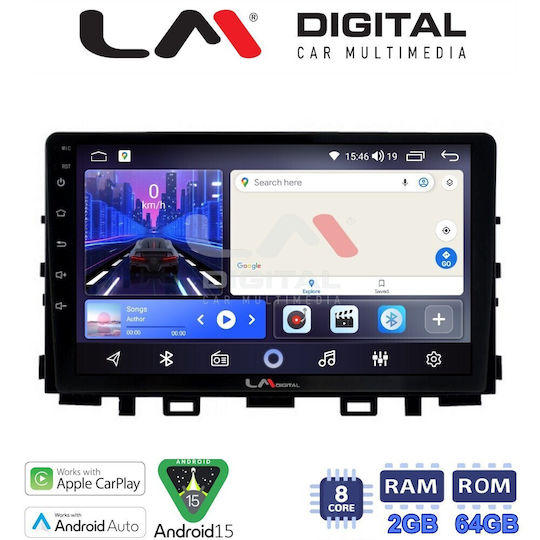 LM Digital Auto-Audiosystem für Kia Rio / Stonic 2017 (Bluetooth/USB/Eingebautes Wi-Fi / GPS / Apple CarPlay / Android Auto)