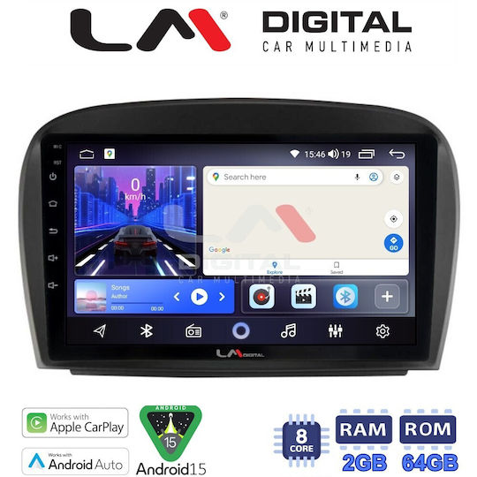 LM Digital Car Audio System for Mercedes-Benz SL 2009 2014 Bluetooth USB Wi-Fi GPS Apple CarPlay Android Auto