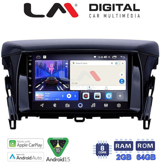 LM Digital Car Audio System for Mitsubishi Eclipse Cross 2018 Bluetooth USB Wi-Fi GPS Apple CarPlay Android Auto