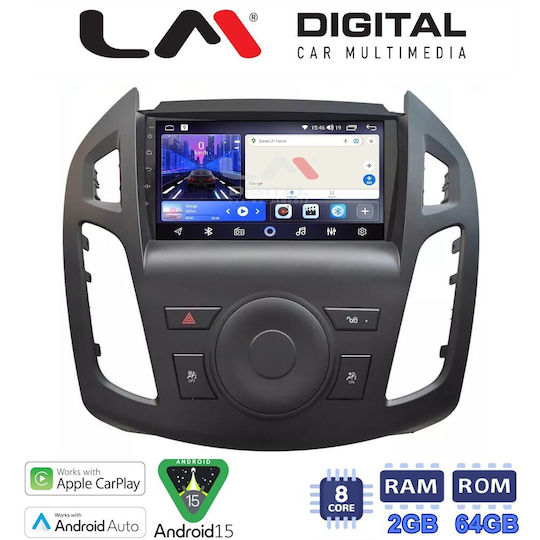 LM Digital Car Audio System for Ford Transit Connect Tourneo 2013 2017 Bluetooth USB Wi-Fi GPS Apple CarPlay Android Auto