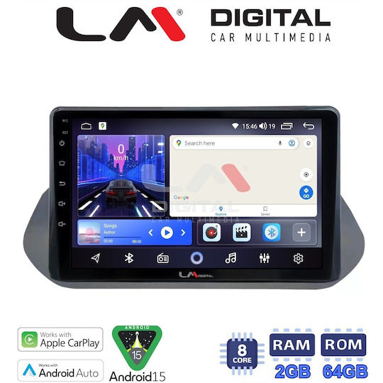 LM Digital Ηχοσύστημα Αυτοκινήτου για Nissan Qashqai 2021 (Bluetooth/USB/WiFi/GPS/Apple-Carplay/Android-Auto)