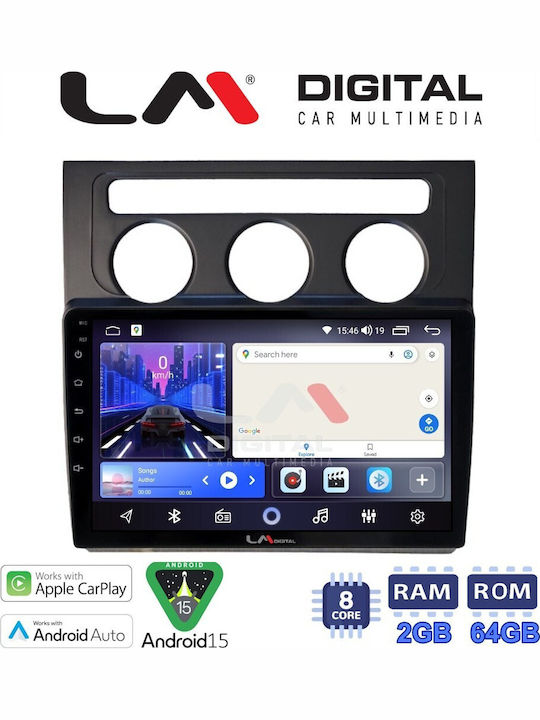 LM Digital Car Audio System for Volkswagen Touran 2003 2010 Bluetooth USB Wi-Fi GPS Apple CarPlay Android Auto