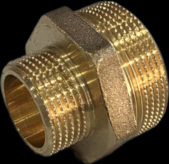 Nipple 1" x 1"1/2 Reducing Male Male Brass