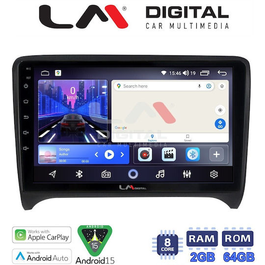 LM Digital Ηχοσύστημα Αυτοκινήτου για Audi TT 2007 2014 (Bluetooth/USB/WiFi/GPS/Apple-Carplay/Android-Auto)