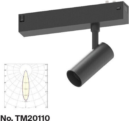 Inlight LED Σποτ σε Μαύρο Χρώμα