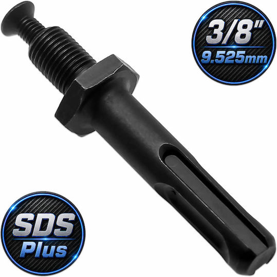 Drill Chuck Adapter Sds Plus 3/8"-24unf Black Oem