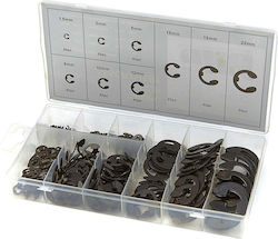 Set Siguranțe Tip Metric E-clip 300 Bucăți