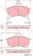 Trw Gdb1197 Brake Pad Set Disc Brake