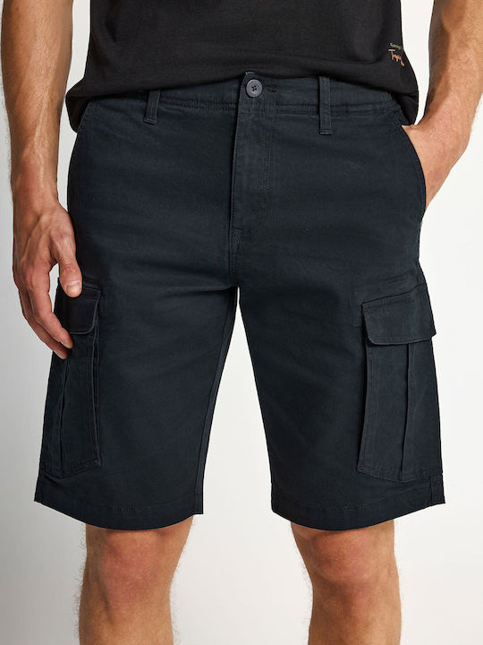 Garage Fifty5 Men's Cargo Black Shorts