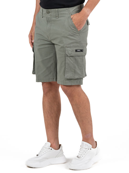 Rebase Ανδρική Βερμούδα Cargo Lt Olive