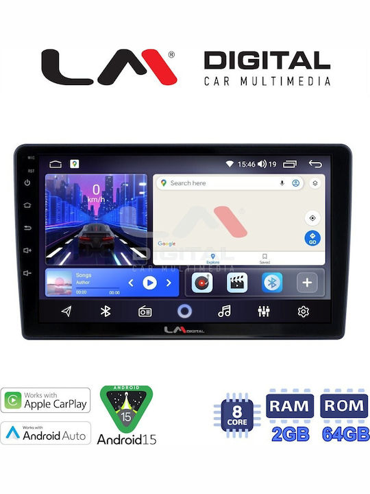LM Digital Car Audio System for Hyundai H-1 2010 to 2018 Bluetooth USB Wi-Fi GPS Apple CarPlay Android Auto