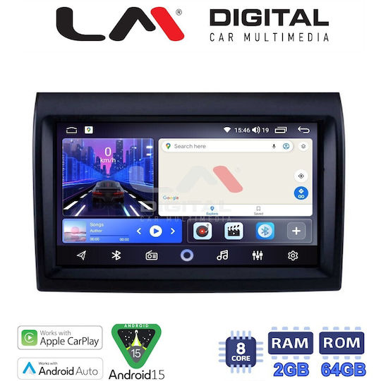 LM Digital Car Audio System for Peugeot Boxer Fiat Ducato Citroen Jumper 2006 2011 Bluetooth USB Wi-Fi GPS Apple CarPlay Android Auto