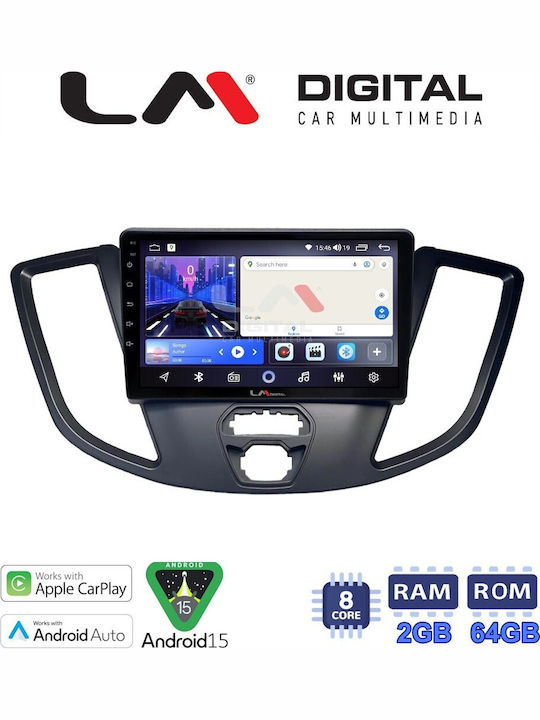 LM Digital Car Audio System for Ford Transit 2013 2018 Bluetooth USB Wi-Fi GPS Apple CarPlay Android Auto