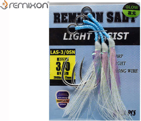 Remixon Assist Single Nickel 10–17mm 150–200lb 3/0