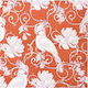 Xαρτοπετσέτες Cocktail Perruche Orange 12.5x12.5cm Francoise Paviot 20 Tεμάχια