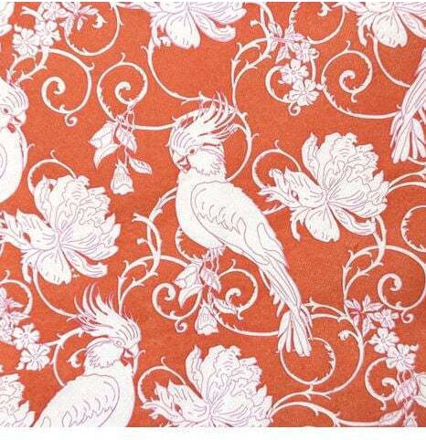 Xαρτοπετσέτες Dinner Perruche Orange 20x20cm Francoise Paviot 20 Tεμάχια