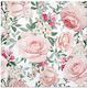 Napkins Roses Flowers Wedding 33x33cm 20pcs
