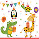 Napkins Animals Birthday Party 33x33cm 20pcs