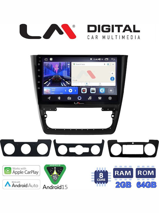 LM Digital Car Audio System for Skoda Yeti 2014 Bluetooth USB Wi-Fi GPS Apple CarPlay Android Auto