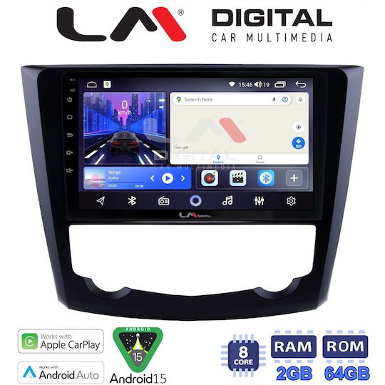 LM Digital Ηχοσύστημα Αυτοκινήτου για Renault Kadjar 2015 (Bluetooth/USB/WiFi/GPS/Apple-Carplay/Android-Auto)