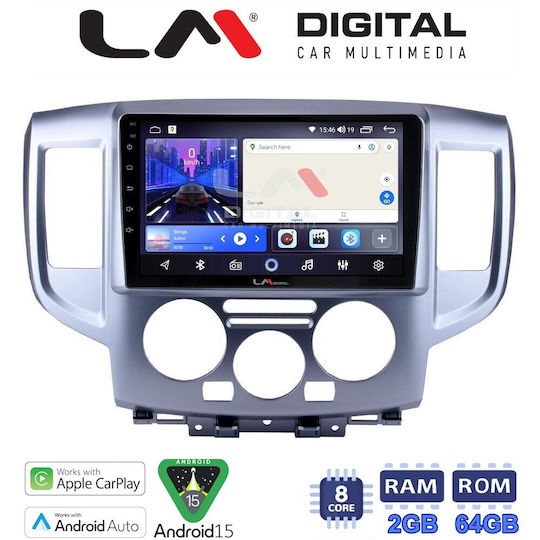 LM Digital Ηχοσύστημα Αυτοκινήτου για Nissan NV200 / Evalia 2009 (Bluetooth/USB/WiFi/GPS/Apple-Carplay/Android-Auto)