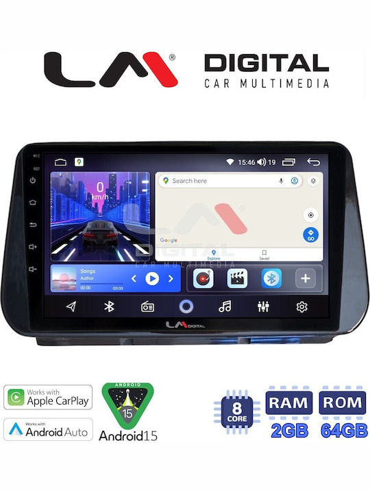 LM Digital Car Audio System for Hyundai Santa Fe / iX45 2018 2019 Bluetooth USB Wi-Fi GPS Apple CarPlay Android Auto