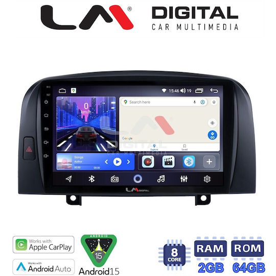 LM Digital Ηχοσύστημα Αυτοκινήτου για Hyundai Sonata 2006 2009 (Bluetooth/USB/WiFi/GPS/Apple-Carplay/Android-Auto)