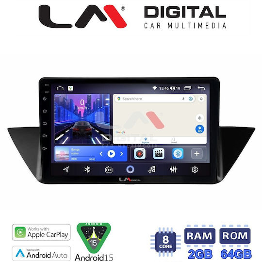 LM Digital Auto-Audiosystem für BMW X1 (E84) 2009>2016 (Bluetooth/USB/Eingebautes Wi-Fi /GPS/Apple CarPlay/Android Auto)