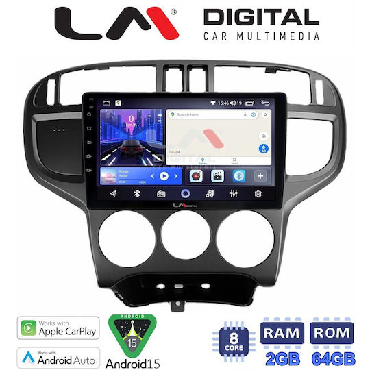 LM Digital Car Audio System for Hyundai Matrix 2001 2011 Bluetooth USB Wi-Fi GPS Apple CarPlay Android Auto