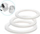 Set 3 Gaskets 9 Cups Stovetop Espresso Maker Silicone