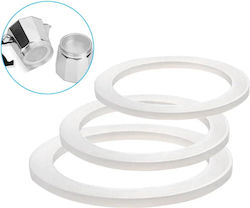 Set 3 Gaskets 3 Cups Stovetop Espresso Maker Silicone