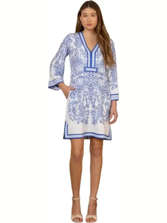 Καλοκαιρινό Mini Φόρεμα Blue