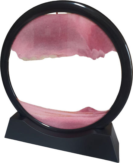 Home Office Sanduhr Dekoration Arvada Minimaluxe Glas Sand 3d Rosa Schwarz