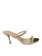 Damen Sandalen mit Strass Gold