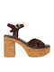 Leather Sandals Brown