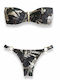 Set Bikini with Removable Padding Brazil Multicolour CO.A40068 Black