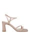 Damen Sandalen Rosa Gold
