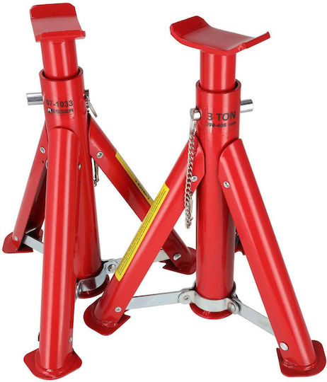 Set Trepiede Pliabile de Susținere pentru Mașină 3buc 209-408mm 2buc Resser