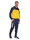 Herren-Sweatpants Navy Blau/gelb