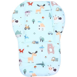 Queen Mother Stroller Mattress Light Blue