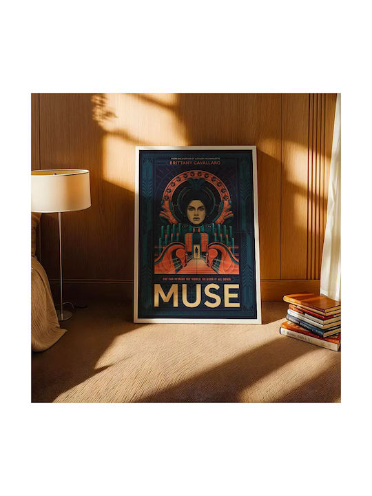 Music Poster Muse Ms030 40cm X 50cm Frame Natur...