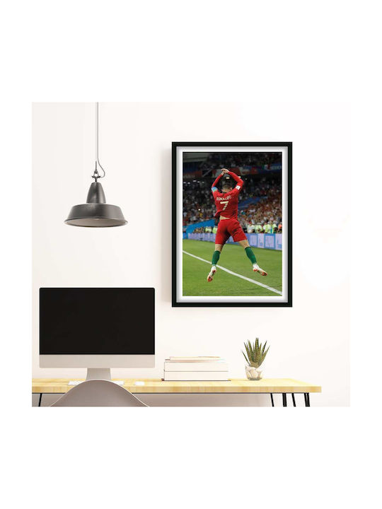 Poster Cristiano Ronaldo Sc040 40cm X 50cm Fram...