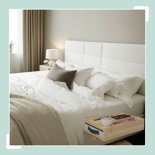 Bedside Tables Made of Multicolour Bamboo 2 Pieces 26.5x26.5x37cm