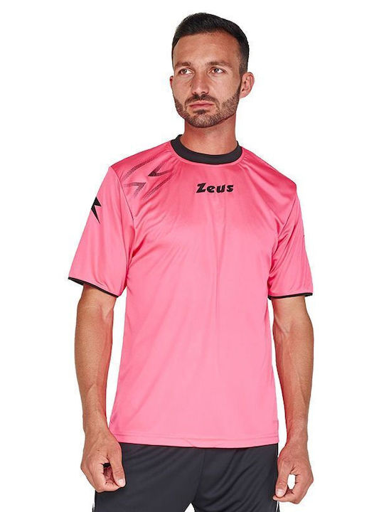 Zeus Mida Tricou Sport Fuchsia/Negru