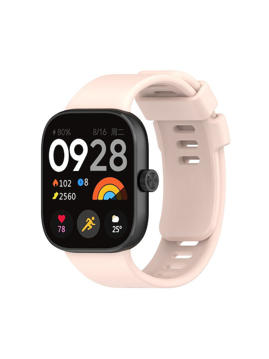 Λουράκι Σιλικόνης Redmi Watch 6 5 4 Smart Band 9 Pro/8 Pro Pink Oem