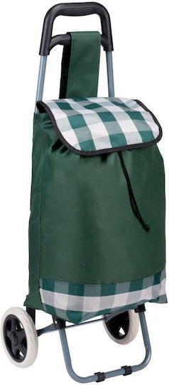Fabric Shopping Trolley White 31lt