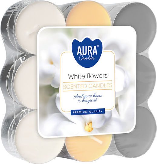 Aura Glass Lumânări Mici Aromate 18 Bucăți